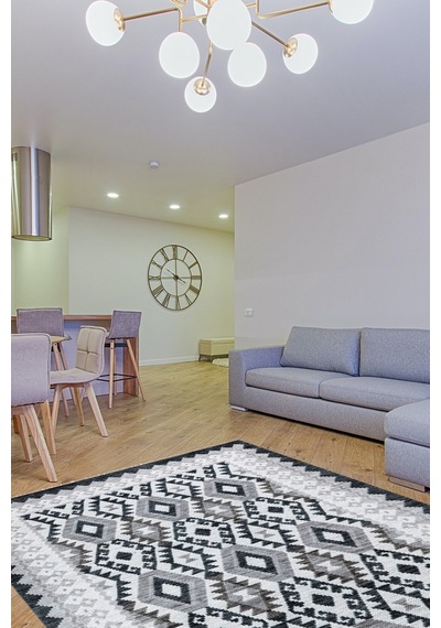 Kilimista Efes 2306 Kolay Temizlenen Dekoratif Yıkanılabilir Balkon Salon Halısı Mutfak Halısı Kilim Yolluk Çok Renkli