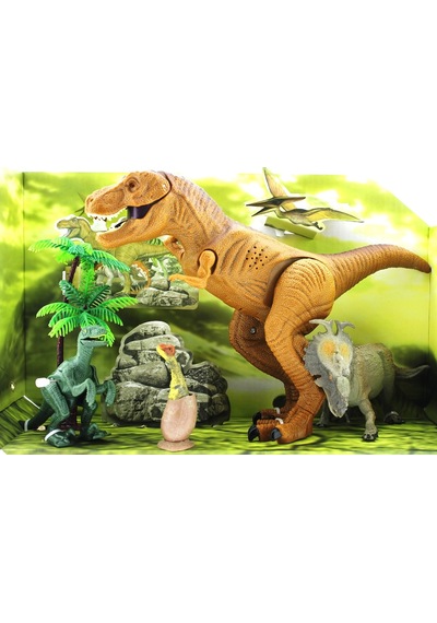 4Lü Sesli Dinozor Oyun  Seti