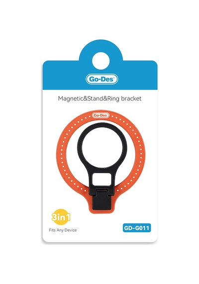 Go Des Gd-g011 Magnetik 3in1 Parmak Ring Stand Çok Renkli
