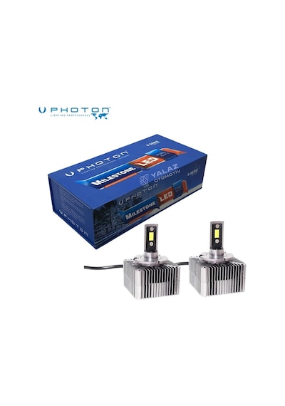 Photon 12v D5s Csp Led Xenon Far Ampul Seti 6000k 10000 Lümen Canbus