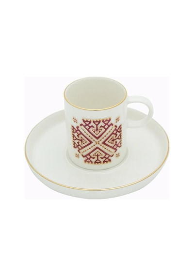 Porland Arabesque Desen6 Tabaklı Kahve Fincanı 80cc