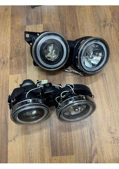 Bmw E30 Far Lambası Sağ-sol Set Kristal Siyah 1998-1991