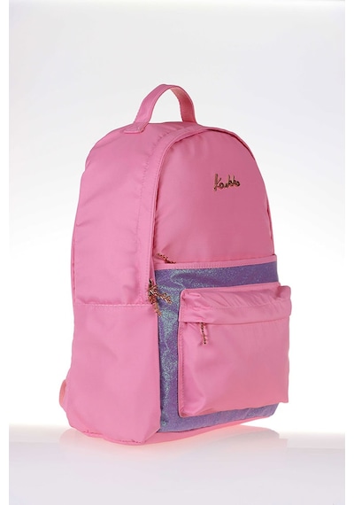 Kaukko Magical Sırt Çantası Simli-Roze K1353