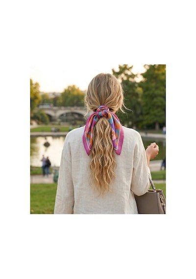 United Colors Of Benetton Flora Bandana/fular -1018-47 47 Fuşya