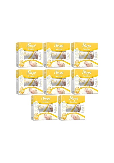 Sleepy Sensitive Islak Bebek Havlusu 50'li X 24 Lü Set Tekli