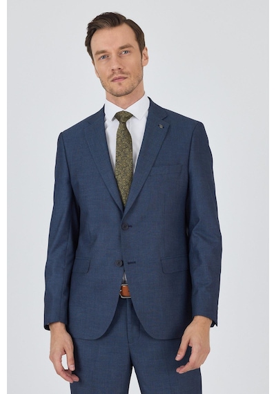 İmza Lacivert Mono Yaka Esnek 6 Drop Comfort Fit Classic Takım Elbise 1001250152 Lacivert İmza Lacivert Mono Yaka Esnek 6 Drop Comfort Fit Classic Takım Elbise 1001250152 Lacivert