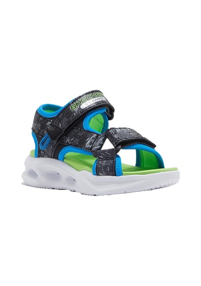 Skechers Sola Gkow Sandal Aquatastic Çocuk Sandalet-9808 Gri - Turuncu Skechers Sola Gkow Sandal Aquatastic Çocuk Sandalet-9808 Gri - Turuncu