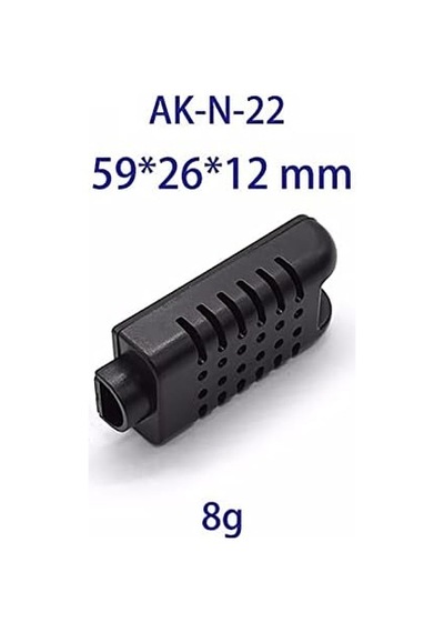 Ak-n-22 Mini Plastik Sensör Kutusu Elektronik Devre Kutusu Siyah Genel