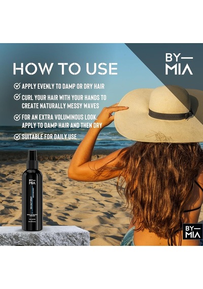 By Mıa Premium Deniz Tuzu Spreyi 200 Ml, Unisex / Saçlara Doku Ve Hacim Verir, Esnek Tutuş Sağlar