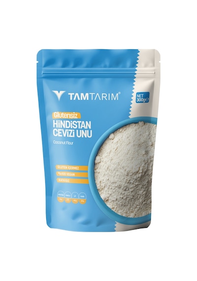 Tam Tarım Glutensiz Hindistan Cevizi Unu 300 G
