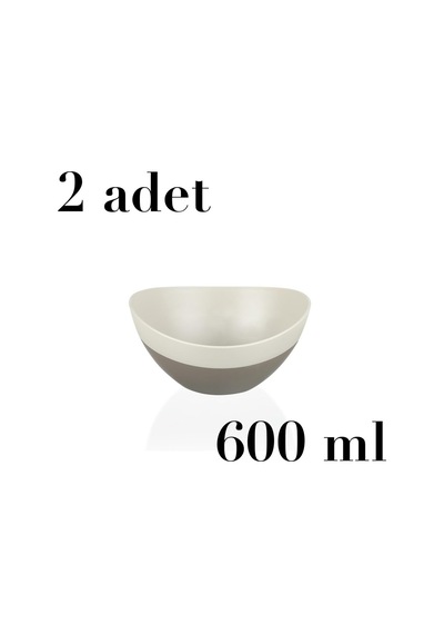 2 Li Kase 600 Ml Bpa İçermez Qlux İdeas Çift Renk Bej Çok Renkli