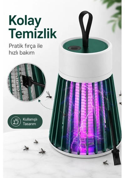 Elektrikli Sinek Öldürücü Mor Işıklı Taşınabilir Haşere Kovucu Lamba