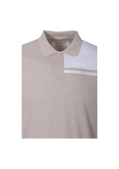 Erkek Polo Yaka Tişört Bej Slim Fit Ribanalı Kol T-shirt Ncs Jeans 1164-bej Bej