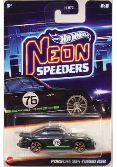 Hot Wheels Neon Speeders Porsche 934 Turbo Rsr Jcb05 Çok Renkli