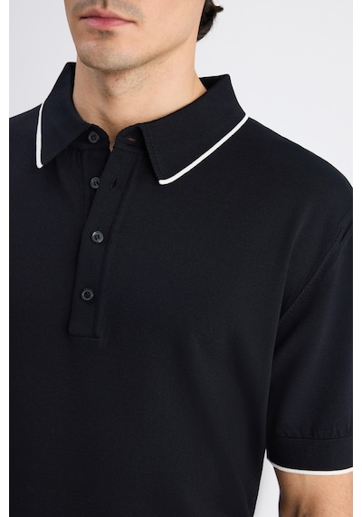 D's Damat Ds Damat Regular Fit Siyah Düz Örgü Kazak 6hc060192525m Çok Renkli