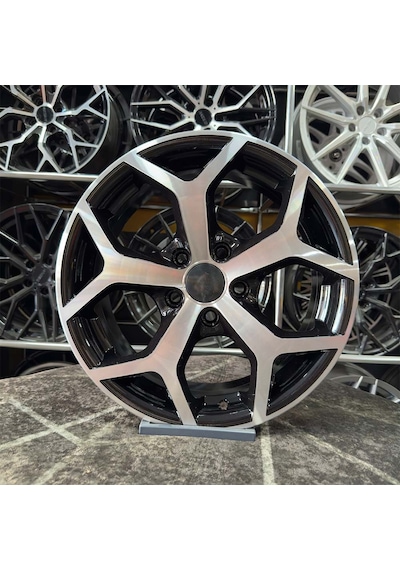 16" İnç 5x108 Ford St Focus Mondeo Uyumlu Siyah 4 Adet