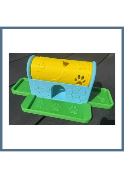 Buradabulabilirsin 3d Baskı Köpek Ödül Mamalı Zeka Oyuncağı Döner Silindirli Ödül Dağıtıcı Sarı Mavi Yeşil Bbz