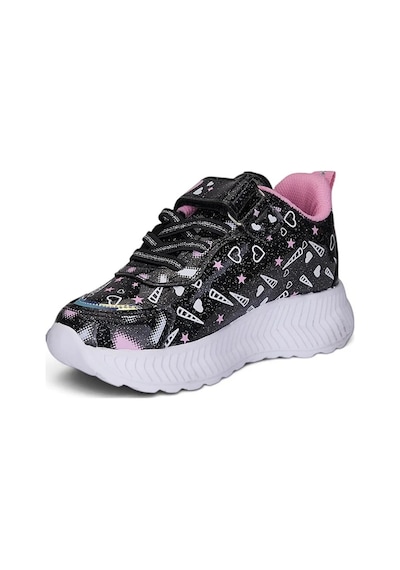 Kuromi 727 Kız Çocuk Işıklı Sneaker Siyah