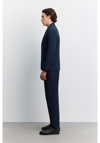 Avva Erkek Lacivert Mono Yaka Çıtçıt Kapama Kırışmayan Su İtici Teknik Kumaş Comfort Slim Fit Ceket A62y4000 Avva Erkek Lacivert Mono Yaka Çıtçıt Kapama Kırışmayan Su İtici Teknik Kumaş Comfort Slim Fit Ceket A62y4000