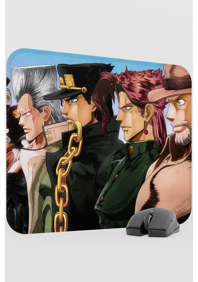 Jojo No Kimyou Na Bouken V1 - 48x40 Xl Gaming Kauçuk Kaymaz Taban Mouse Pad Fare Altlığı