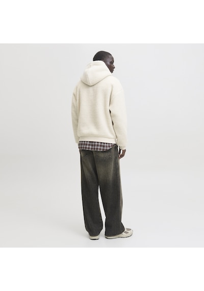 Jack & Jones Erkek Nakii Detayli Loose Fit Hoodie - Norrebro - 12293535 Çok Renkli