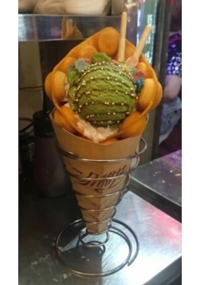 Bubble Waffle Tutucu .Kızartma Raf Standı