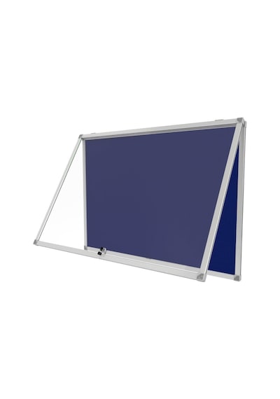 Kilitli Cam İlan Panosu 100x140cm Kumaş Tek Ebat