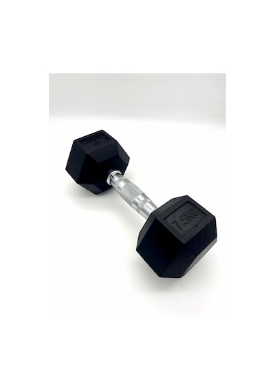 Alin Sport 7,5 Kg Kauçuk Profesyonel Olimpik Hex Dumbbell Hex Dambıl - Altıgen Dambıl