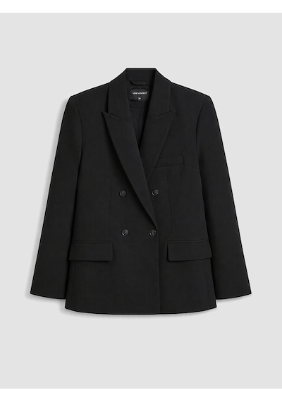 Lcw Modest Siyah Kruvaze Yaka Kadın Blazer Ceket Diğer