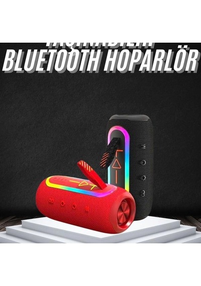 Renkli Bluetooth Hoparlör Usb Şarjlı Taşınabilir Kablosuz Müzik Hoparlörü Android İos Uyumlu