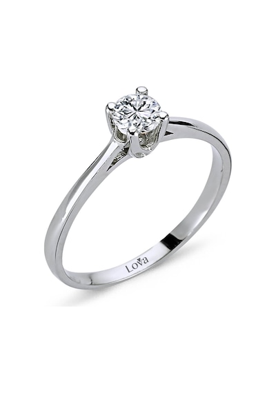 Lova E Renk 0,27 Karat Pırlanta Tektaş Yüzük - 1010045