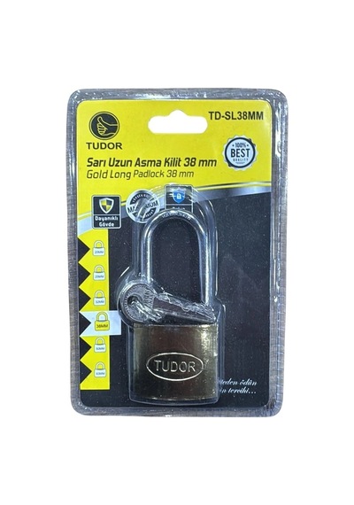 Blisterli Uzun Sarı 38 Mm Kilit