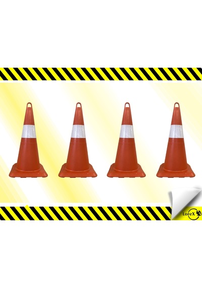 Lr-0250 Kırılmaz Trafik Konisi 4'lü
