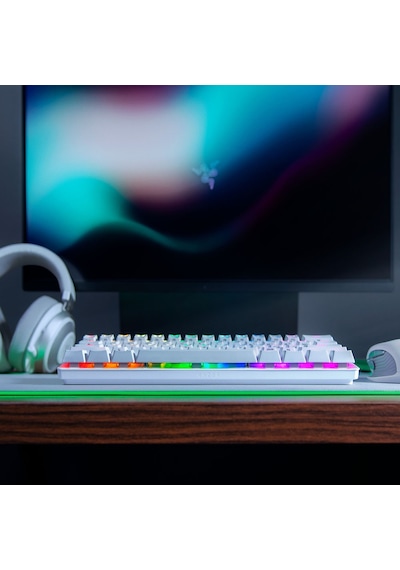 Razer Huntsman Mini Mercury Edition RZ03-03390400-R3M1 Red Switch Kablolu RGB Mekanik Oyuncu Klavye