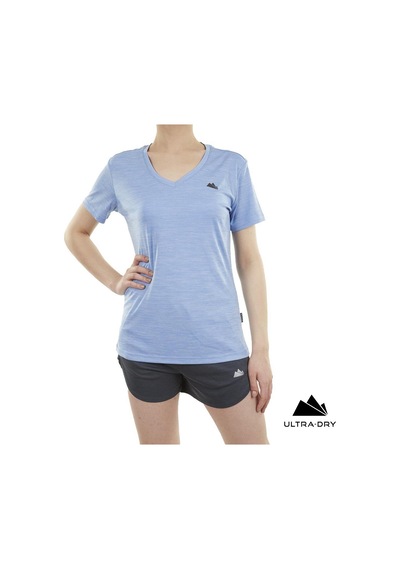 Alpinist Knockout Ultra Dry Kadın T-shirt Mavi 001