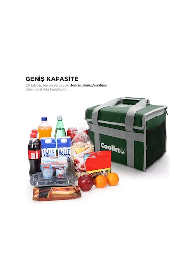 Coolist CL26G Katlanabilir Termos Bez Çanta Buzluk 26 Litre