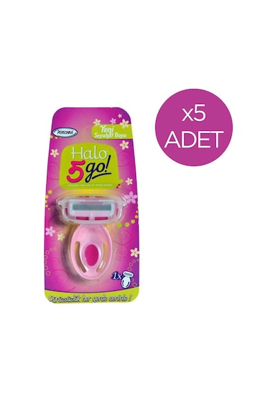 Personna Halo Kadın Mini Seyahat Boy Tıraş Bıçağı- 5 Adet