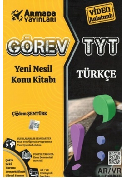 Armada Yayınları TYT Görev Türkçe Yeni Nesil Konu Kitabı