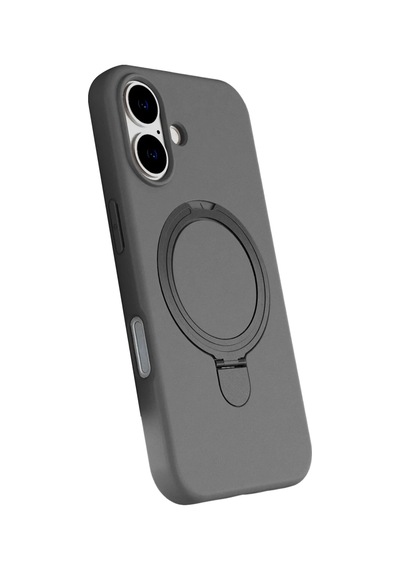 Apple İphone 16 Plus Regal Magsafe Standlı Kapak - Titan Gri 0.2M-Çok Renkli