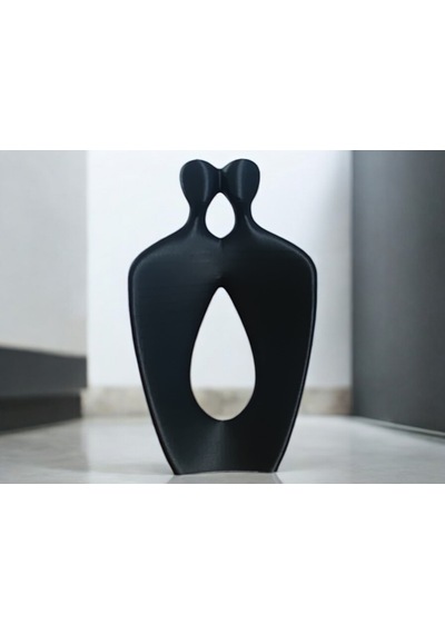 15cm Modern Soyut Çift Aşk Figürü Hediyelik Ev Ofis Doğal Malzeme Dekoru