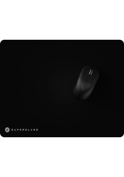 Hawk Gaming Hm20 Superglass Kaymaz Taban 5mm Temperli 42x33 Cam Siyah Mousepad