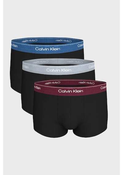 Calvin Klein Logolu Pamuklu 3 Pack Boxer Lv00nb43894m5 Erkek Boxer Lv00nb4389 4m5 Siyah