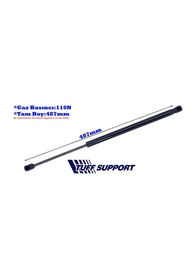 Bagaj Amortisörü Vw Jetta 2011/2017 487mm 110n 5c6827550 Tuff 612722