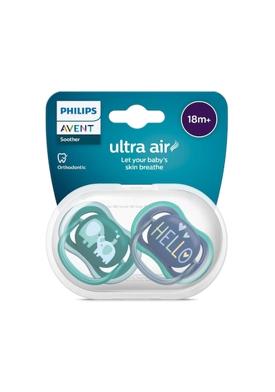 Philips Avent Ultra Air Emzik +18 Ay 2li Erkek Scf349/18 Çok Renkli