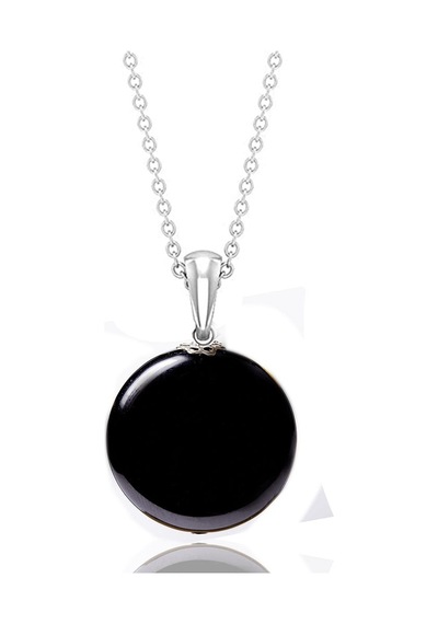 Erilsa Sertifikalı Siyah Obsidyen Taşı Kolye - 1.kalite Çok Renkli
