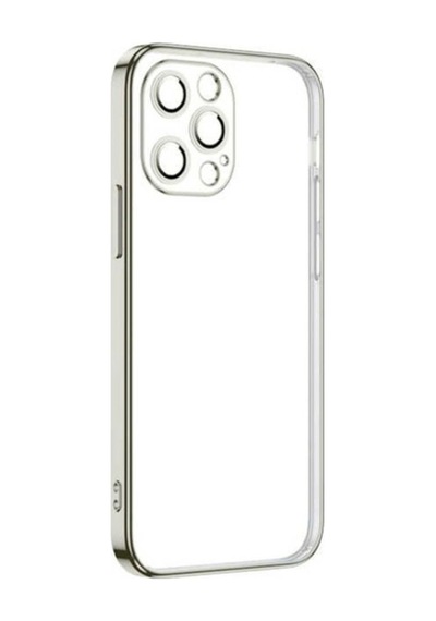 Apple Uyumlu iPhone 12 Pro Max Kılıf Zore Krep Kapak Gümüş