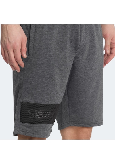Slazenger NUKA Erkek Cepli Kapri Koyu Gri Şort