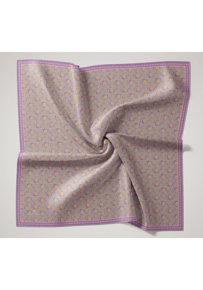 Silk Home Soft Eşarp 73077-03 Leylak, Sarı, Çelik Mavi