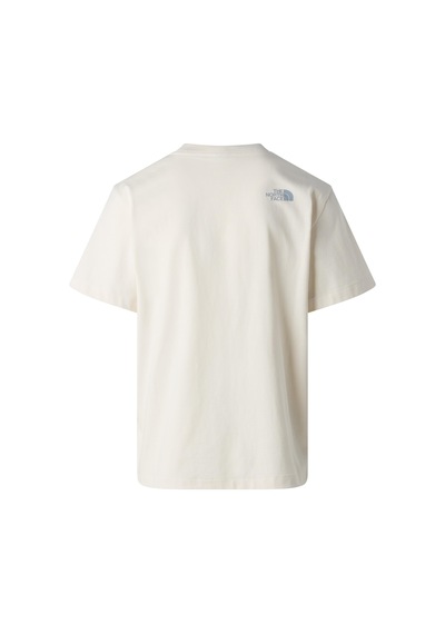 The North Face Logo Twist Relaxed Erkek Tişört Beyaz