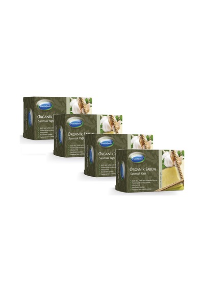 Mecitefendi Organik Sarımsak Yağlı Sabun 4 x 125 G